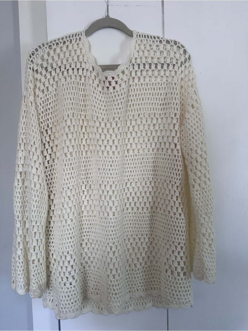 Show Me Your MuMu Cream Crochet Swim Coverup - Picture 2 of 4